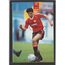 Signed picture of Guiliano Maiorana the Manchester United footballer.